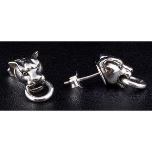 925 Sterling Silber Tigerohrringe