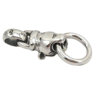 Pendentifs pour hommes tête de tigre en argent sterling