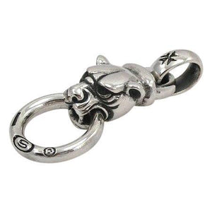 Pendentifs pour hommes tête de tigre en argent sterling
