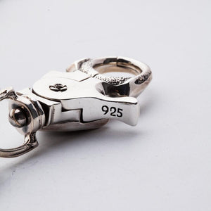 Tribal Roller Sterling Silver Wallet Chain