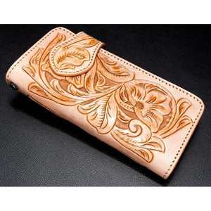 Turquoise Concho Biker Wallet