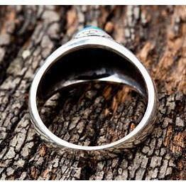 Ethnic Turquoise Sterling Silver Rings