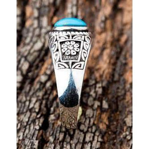Ethnic Turquoise Sterling Silver Rings