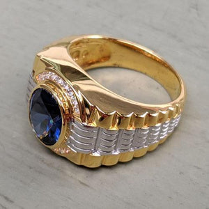 Bague Rolex en or bicolore