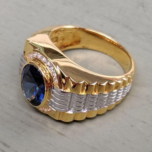 1.15 CT Mens Rolex Style Diamond Ring in Platinum | New York Jewelers  Chicago