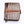 Portefeuilles pour femmes en peau de crocodile marron bicolore