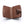 Portefeuilles pour femmes en peau de crocodile marron bicolore