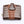 Portefeuilles pour femmes en peau de crocodile marron bicolore