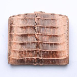 Portefeuilles Femme Twotone Old Rose Crocodile Skin