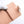 Portefeuilles Femme Twotone Old Rose Crocodile Skin