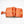 Portefeuilles pour femmes en peau de crocodile orange bicolore