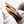 Portefeuilles pour femmes en peau de crocodile orange bicolore