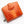 Portefeuilles pour femmes en peau de crocodile orange bicolore