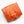 Portefeuilles pour femmes en peau de crocodile orange bicolore