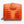 Portefeuilles pour femmes en peau de crocodile orange bicolore