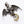 Загрузить изображение в программу просмотра галереи, Серебряное ожерелье с подвеской в виде готической летучей мыши-вампира
