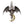 Silver Vampire Bat Gothic Pendant Necklace