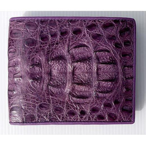 Violet Hornback Crocodile Mens Wallet