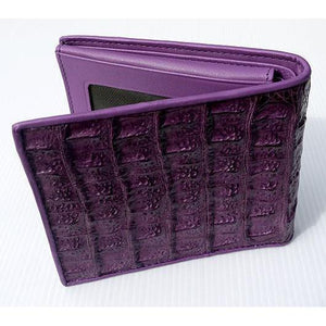 Violet Hornback Crocodile Mens Wallet