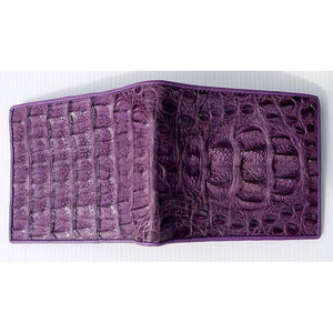 Violet Hornback Crocodile Mens Wallet