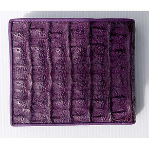 Violet Hornback Crocodile Mens Wallet