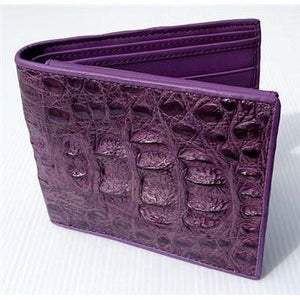 Violet Hornback Crocodile Mens Wallet