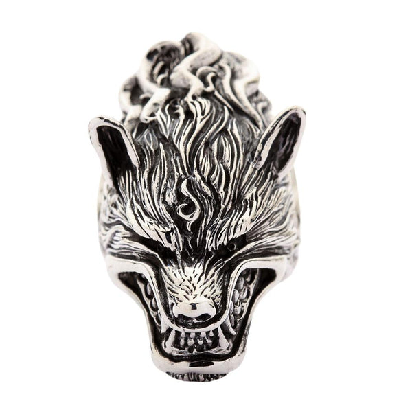 Sterling Silver Werewolf Ring