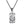 Ciondolo con carta dei tarocchi della ruota della fortuna in argento sterling