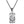 Load image into Gallery viewer, Sterling Silver Wheel of Fortune Tarot Card Pendant
