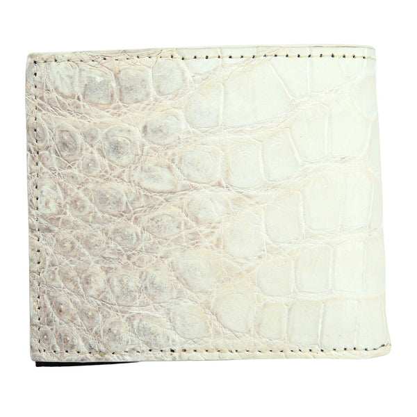 Genuine Ivory White Stomach Crocodile Wallet