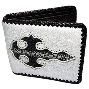 White Stingray Skin Mens Wallets